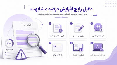 چطور درصد مشابهت پایاننامه را کم کنیم؟