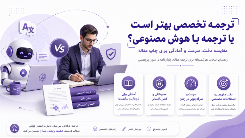 ترجمه تخصصی بهتر است یا ترجمه با هوش مصنوعی؟