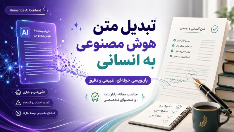 تبدیل متن هوش مصنوعی به انسانی